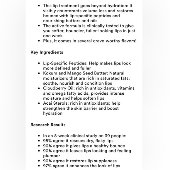 OleHenriksen Pout Preserve Hydrating Peptide Lip Treatment Crème Brûlée - Picture 14 of 14